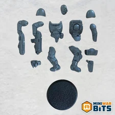 Scout Single Figure / Shotgun / Bolter - Warhammer 40k Space Marines Bits