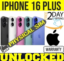 APPLE IPHONE 16 PLUS - 128GB 256GB (FACTORY UNLOCKED) ✅PHYSICAL SIM✅ ❖SEALED❖