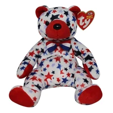 Ty Beanie Baby Red - MWMT (Bear 2003) Patriotic