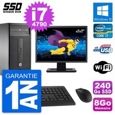 PC Tour HP 280 G1 MT Ecran 22