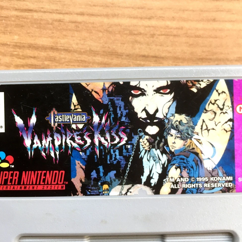 CASTLEVANIA VAMPIRE'S KISS - CARTOUCHE 100% LEGIT SUPER NINTENDO SNES PAL EURO - Photo 4/4
