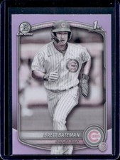2025 Bowman Chrome Brett Bateman Pearl Refractor 1st Prospect #BCP-226 Cubs
