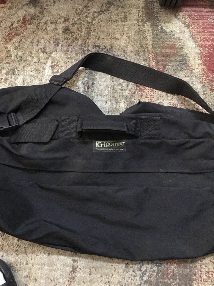 Bolsa de Lona G. Loomis Tackle Bolsa de Almacenamiento 2 Bolsillos Bolsa de Pesca para Pasar la Noche Usada en Excelente Condición Foto 2 de 4