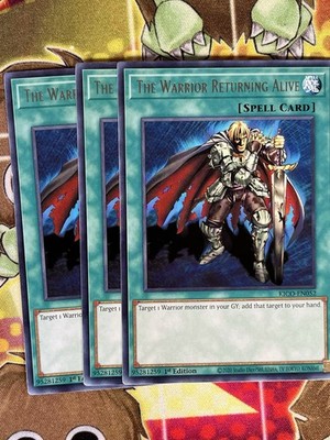 Yugioh The Warrior Returning Alive KICO-EN052 Playset