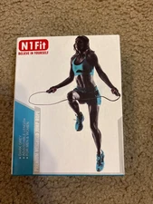 N1 Fit Premium Weighted Jump Rope UFC 1LB CrossFit Adjustable Cardio