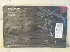 TekMat Glock 17 Pistol Cleaning Bench Mat for Maintenance & Gun Care 11 x 17in