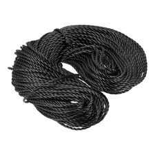 Torto Mason Thread Nylon Braided Rope Thread Black 50M/164 Feet 4mm Dia