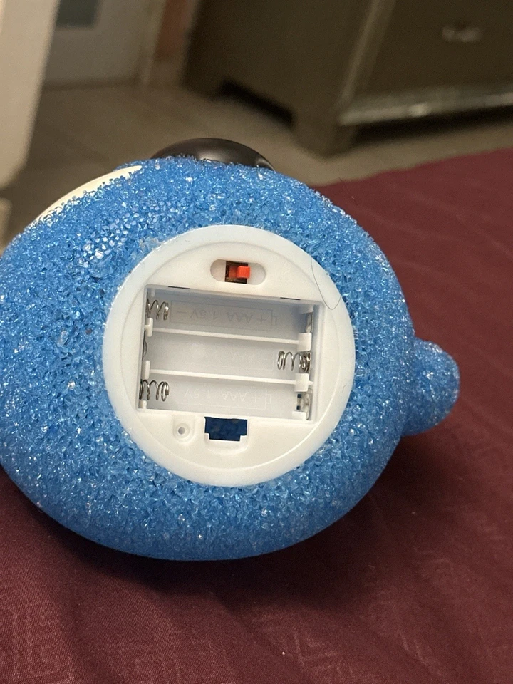 Stitch LED Night Light Lamp - Large Blue Glitter Head - 3xAAA Battery -Brand New - Image 2 of 4