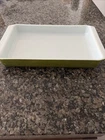 PYREX AVOCADO GREEN LARGE VINTAGE GLASS BAKING DISH 933 Lasagna