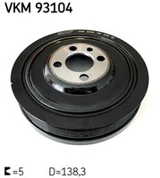 Skf Riemenscheibe Kurbelwelle Vkm 93104 FüR Vw Ford Audi Skoda Seat Altea Q2 A1