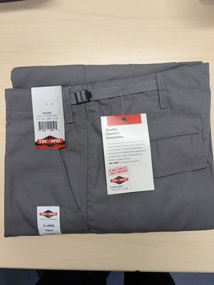 NEW LARGE Pants TRU-SPEC MENS POLY COTTON RIPSTOP BDU PANTS GREY XL-Extra Large