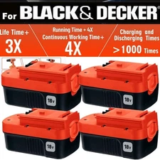 2Pack 4Pack 18V for Black and Decker HPB18 18 Volt 4.5Ah Battery HPB18-OPE