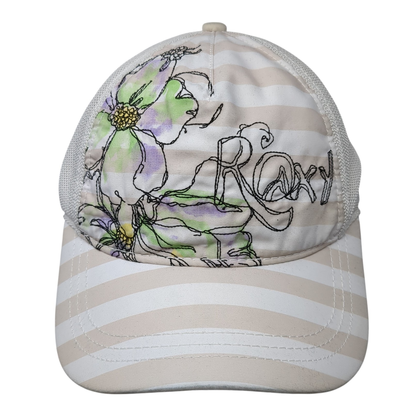 Flower Roxy Snapback Trucker Hat Multi One Size A… - image 1