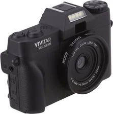 Vivitar VECXX101-BLK-STK-4 4K Digital Camera, Black 48MP
