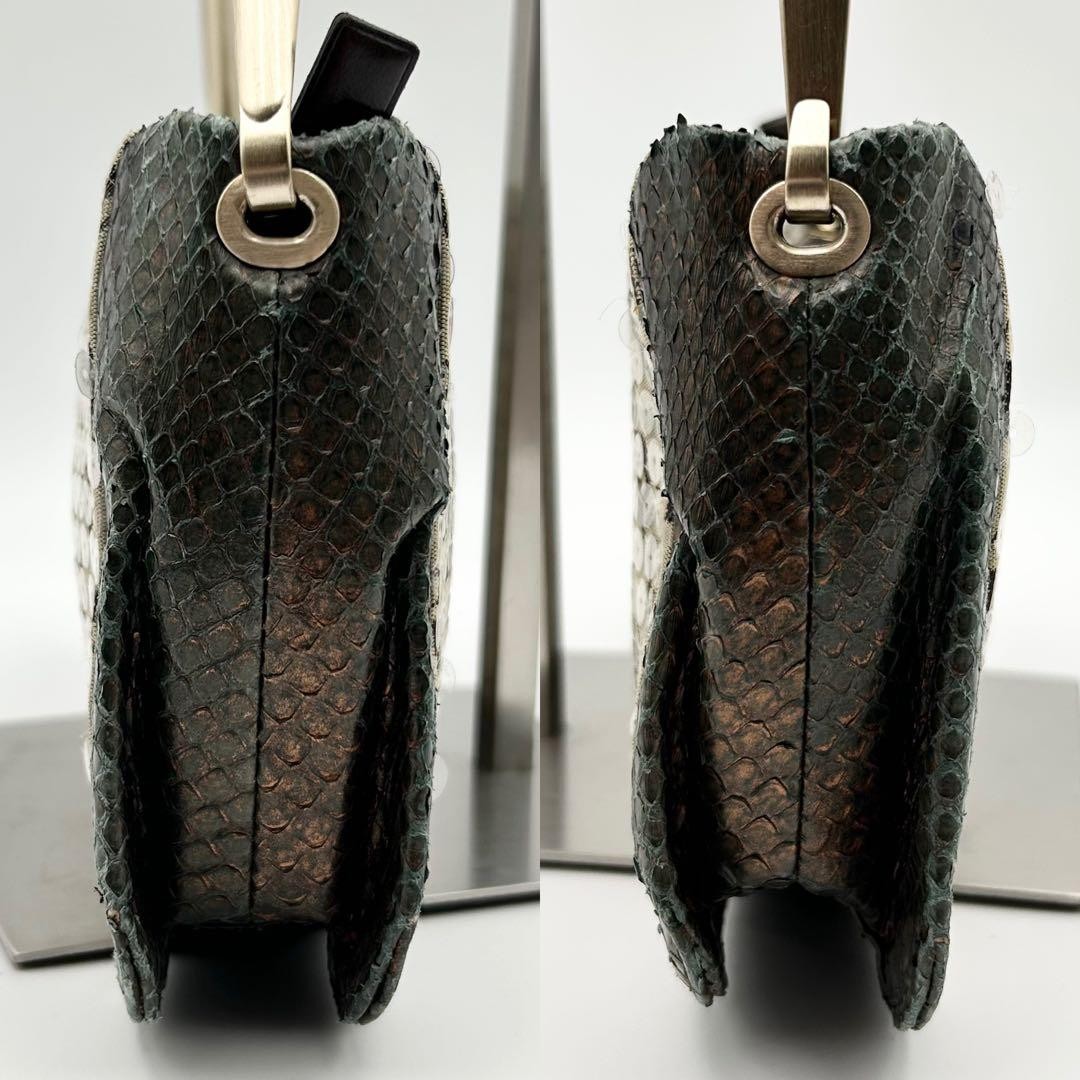 Bottega Veneta Sequin Python Pouch Accessory Rare… - image 4