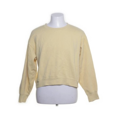 Zara, Sweatshirt, Größe: L, Gelb, Einfarbig, Damen #dyF