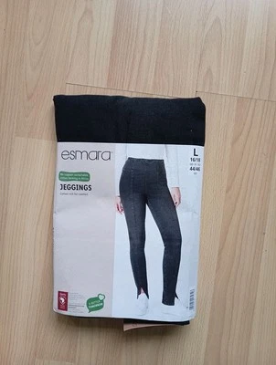 Esmara Ladies' Jeggings, Shaping Jegging, Faux Leather , Thermal Leggings - Image 1 of 4