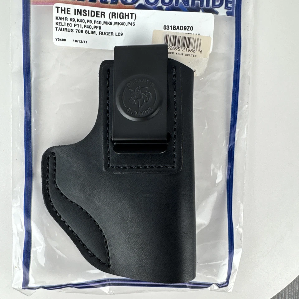 DeSantis Gunhide Insider Black Leather Right-Handed 031BAD9Z0 - Image 4 of 4