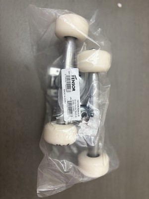 Tensor Trucks Silver 5.25 8'' Axle W/ Enjoi Panda Wheels 52mm 99a White Combo NEW