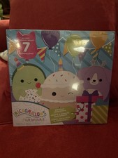 NEW Squishmallows 2.5  Inch Micromallows 7 Day Piece Birthday Countdown Calendar