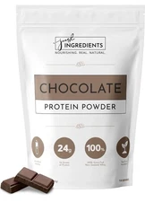 Just Ingredients Protein Powder Chocolate | 24g Protein | 15 Servings