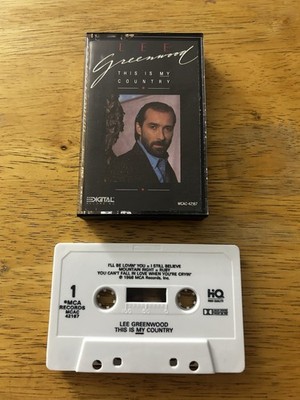 Lee Greenwood This Is My Country Cassette 1988 MCA Records