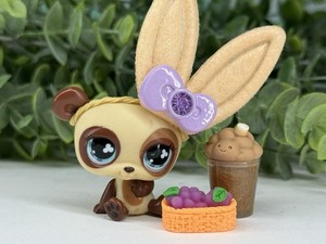 Lps #3573 Littlest Petshop Original Authentic Chat Europeen European