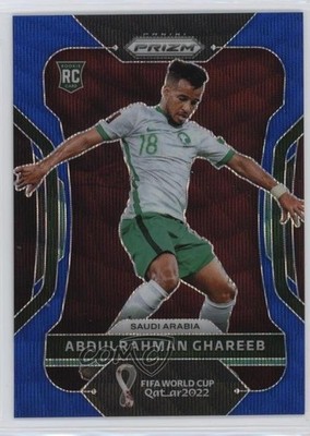 2022 Panini Prizm World Cup Qatar Blue Wave /199 Abdulrahman Ghareeb #212 09vk