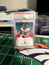 2021 Panini Origins Travis Etienne Jr #RA-TE Auto /8 PSA 8 Auto 8 POP 1! Jaguars
