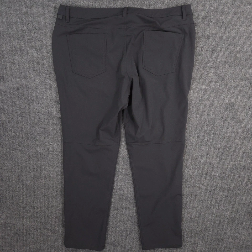 Брюки мужские Lululemon ABC 40X29 серые приталенные варпстрем производительность гольф повседневные - Изображение 3 из 4