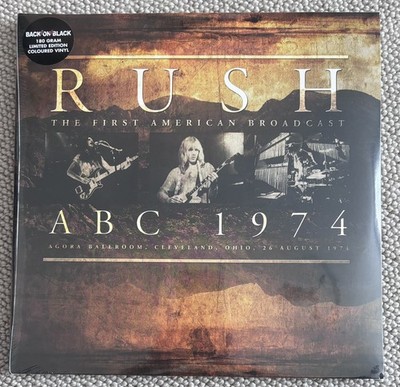 RUSH ABC 1974 2x COLOURED Vinyl LP Back On Black   RCV073LP UK 2011 NEW