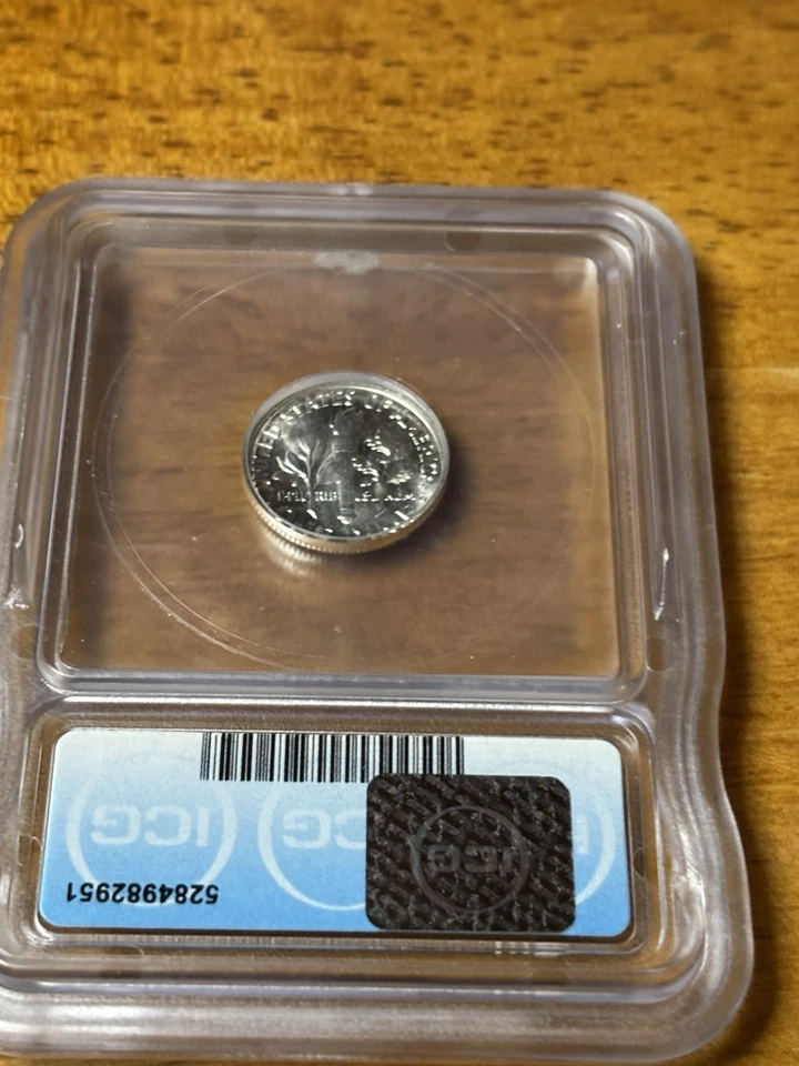 ICG 1960 Roosevelt Dime MS67 FB - Image 2 of 2