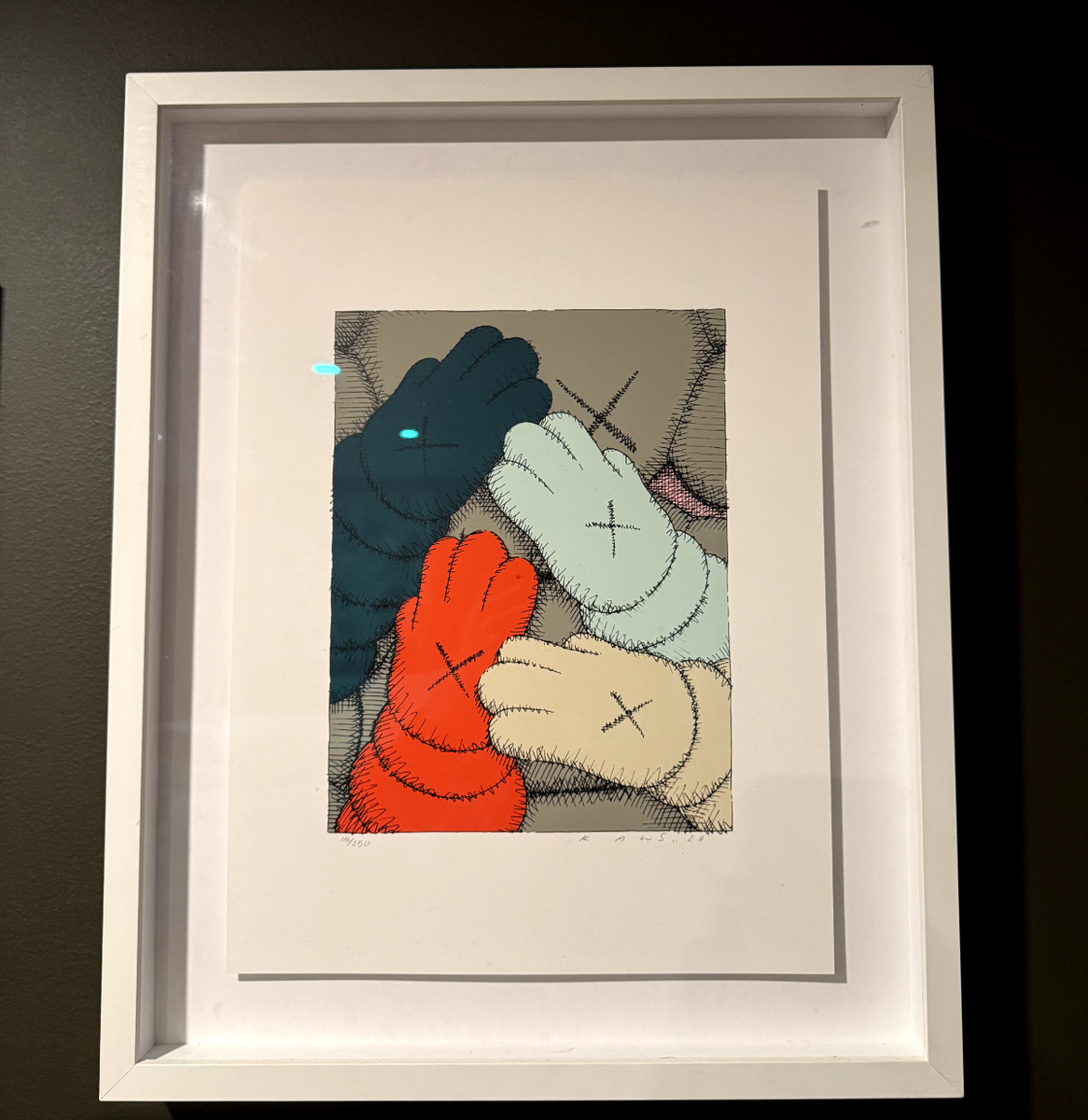 真作保証 KAWS カウズ URGE シルクスクリーン KAWS 