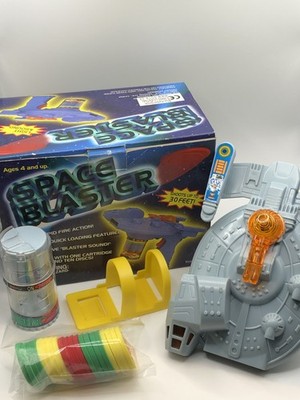 Vintage Space Blaster von 1998 von Min Yin Toys MY889   Scheibenpistole  OVP