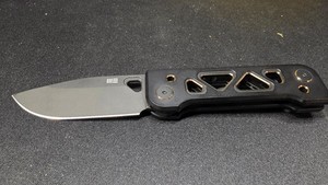 We Knife Tyro Superlock Black & Gold Titanium Folding 20CV Pocket Knife 240011