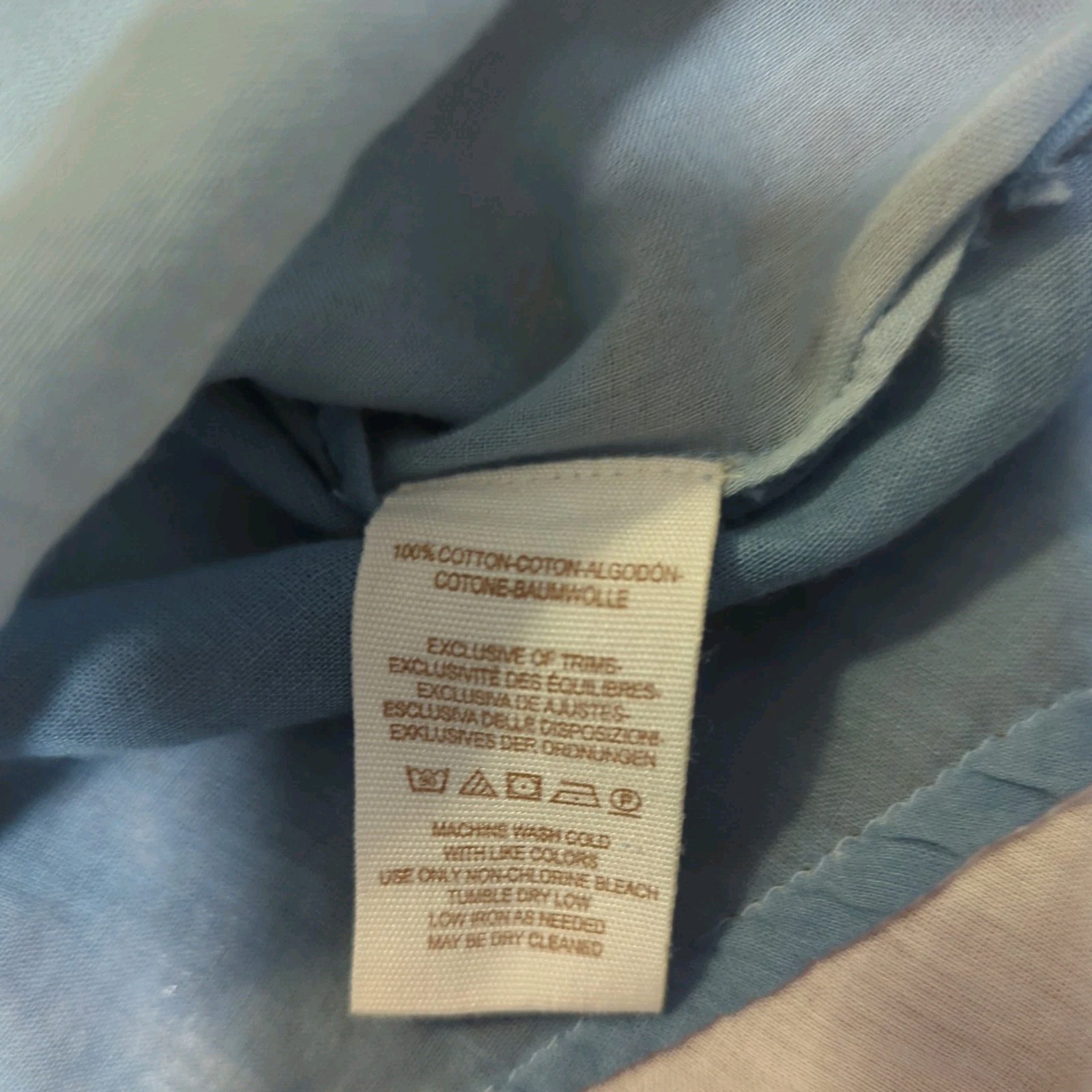 Free People Rainbow Rays Patchwork Blue Button Up… - image 7