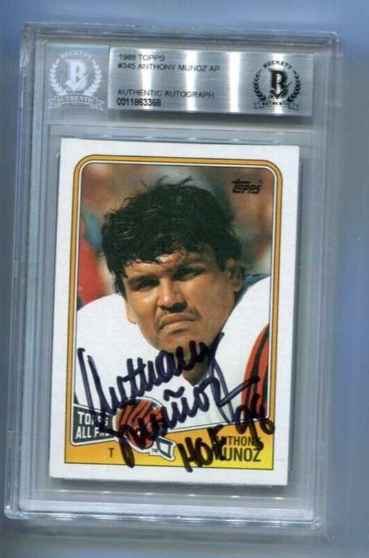 1981 Topps - ARCHIE GRIFFIN - Authentic Autograph - BGS Slabbed BAS ...