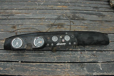 Mg Midget Instruments MG MIDGET, SPRITE, STEEL, METAL DASH BOARD WITH INSTRUMENTS AND ...