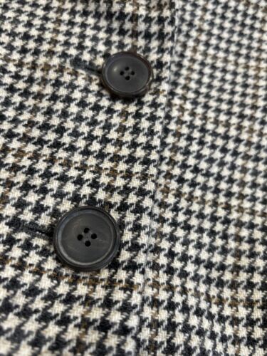 Toast Women's Moon Tweed 100% Wool Houndstooth Check Blazer Jacket ~ UK 12 - Picture 20 of 24