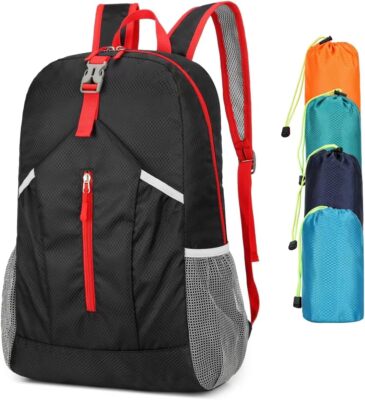 25L Hiking-Backpack Foldable-Sports Daypack-Camping Collapsible Day Dark Blue