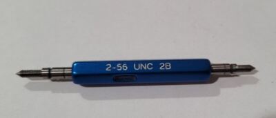 2-56 UNC 2B GO & NO GO Thread Plug Gage GO P.D. .0744 & NOGO .0772 | eBay