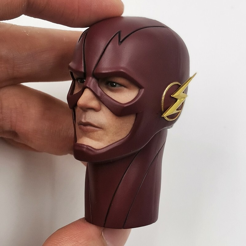 Mask Head Sculpt HT TMS009 Hot Toys 1/6 Figure The Flash