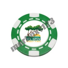 2008 US Open Torrey Pines - Dia-magnetic Clay Poker Chip Golf Ball Marker