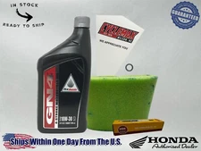Cyclemax Standard 10W-30 Tune Up Kit fits 2012-2025 Honda TRX90X with Spark Plug