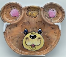 American Greetings Children's Plates - Made in the USA ~ Honey Bear