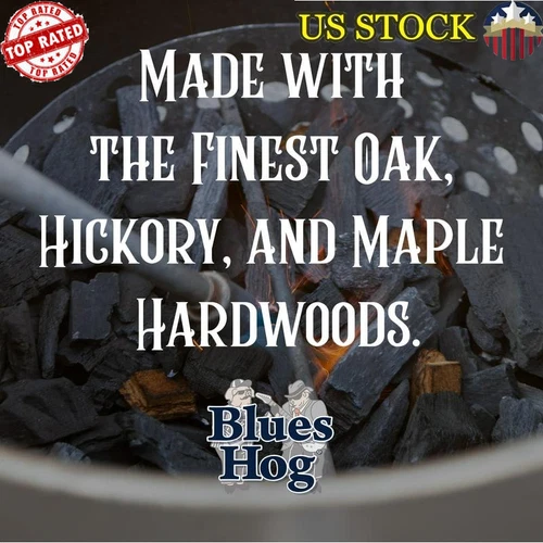 Natural Hardwood Lump Charcoal 15.4 lbs Oak Hickory Maple BBQ Champions Choice