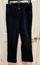 Jag Dark Wash Denim Stretch Blue Jeans Women's Size 14L