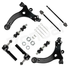 8PCS For Chevy Impala Front Lower Control Arm Sway Bar Tie Rod Ends 00- 13