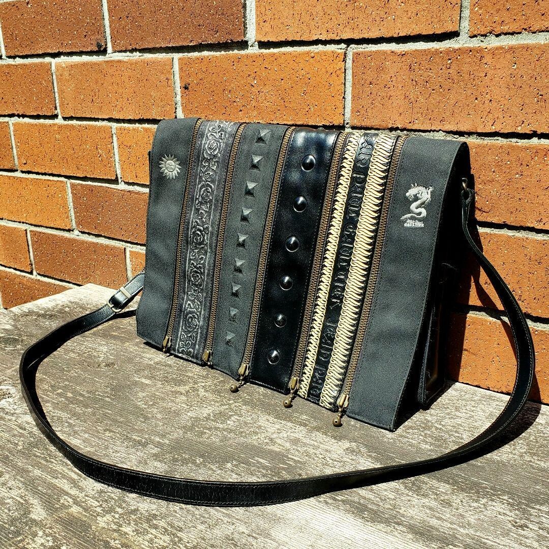 Vintage Jean Paul Gaultier Dragon Shoulder Bag Zip Split Vintage Jean Paul Gaultier Dragon Shoulder Bag Zip Split