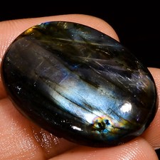 Natural Labradorite Oval Shape Cabochon Loose Gemstone 33.5 Ct 29X20X7mm EE37375